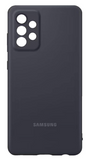 Samsung compatible A72 Silicone Back Cover - Black My Outlet Store Ltd.