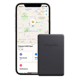 Chipolo CARD Spot Works with the Apple Find My Network Black My Outlet Store