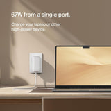Belkin BoostCharge 3-Port USB-C Wall Charger with PPS 67W Fast Charging White My Outlet Store Ltd.