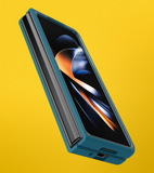OtterBox Thin Flex Case for Samsung Galaxy Z Fold4 Clear/Blue My Outlet Store