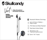 Skullcandy Vert In-Ear Wireless Sports Earphones With Mic - Black Grey My Outlet Store