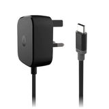 Motorola TurboPower 15W USB-C Mains Mobile Charger - SPN5917A - UK Plug - Black My Outlet Store