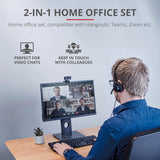 Trust Doba 2-in-1 Home Office Set, USB Headset with Microphone, HD Webcam 720p My Outlet Store