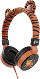 Planet Buddies Kids Foldable Wired Headphones 85dB Volume Limiter Cute Tiger My Outlet Store
