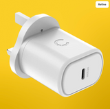 Cygnett PowerPlus 20W USB-C PD Wall Charger - White My Outlet Store Ltd.