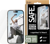 PanzerGlass Safe Ultra Wide Fit Screen Protector for Apple iPhone 16/15 / 14 Pro My Outlet Store Ltd.