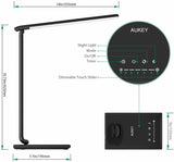 AUKEY Led Desk Lamp 5 Colours Temperatures 7 Brightness Levels USB Charging Port My Outlet Store