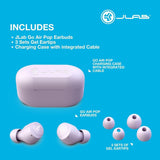 JLab Go Air Pop True Wireless Earbuds, In Ear Headphones 35+Hours Playtime Lilac My Outlet Store Ltd.