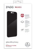 ZAGG InvisibleShield Glass Elite Privacy Screen Protector for iPhone 14 Pro, Shockproof, Scratch Resistant, Organic, Anti-Microbial, (Clear) My Outlet Store Ltd.