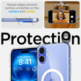 Spigen Ultra Hybrid MagFit Case for iPhone 16 Plus - Clear White My Outlet Store Ltd.