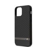 CG MOBILE BMW BMHCP12SASCFBK M Collection Carbon Case for iPhone 12 Mini 5.4 Inches Black Hard Case My Outlet Store Ltd.