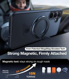 TORRAS Case Suitable for Samsung Galaxy S25 - UPro Ostand Pro - Compatible with MagSafe / Qi2 - Back Cover with Magnet - 360° Rotatable Ring Stand - Black My Outlet Store Ltd.