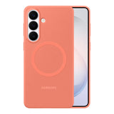 Samsung Galaxy S26+ Silicone Magnet Case, Coral Red My Outlet Store Ltd.