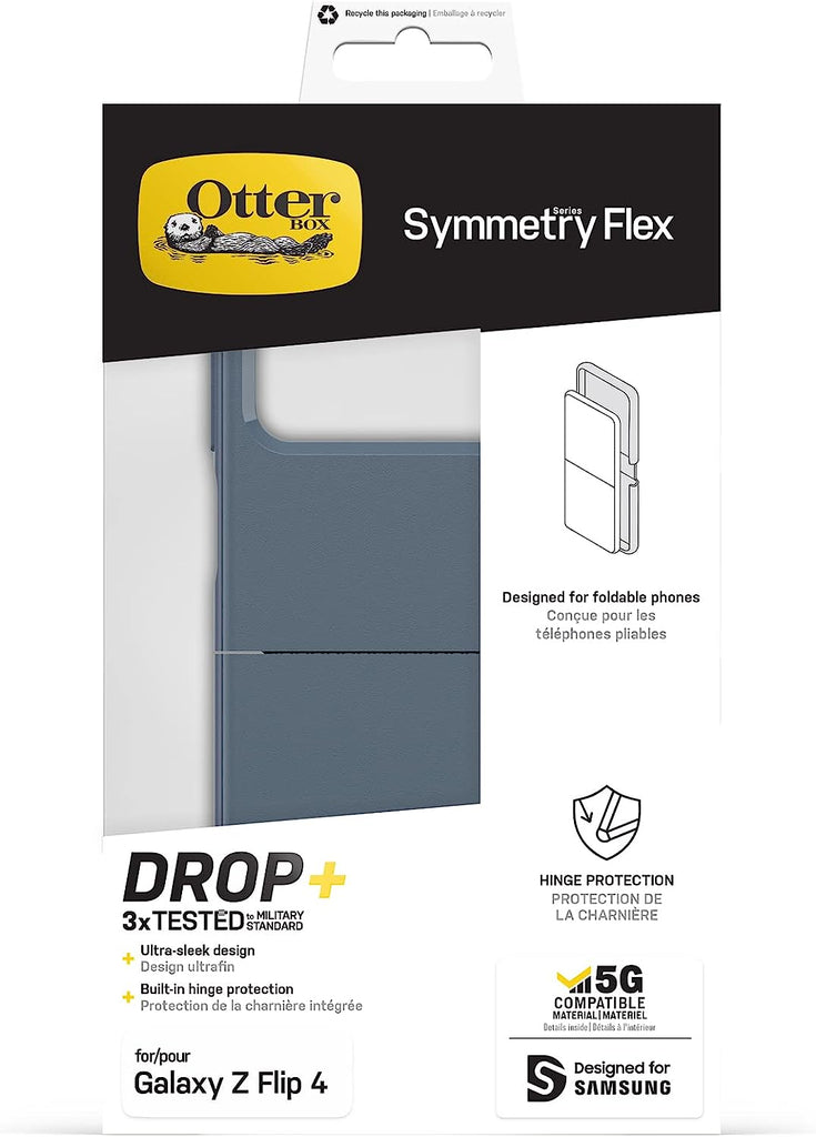 OtterBox Symmetry Flex Case for Samsung Galaxy Z Flip4 - Blue My Outlet Store