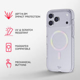 Tech21 EvoCrystal with MagSafe for Apple iPhone 17 Pro Max Iridescent My Outlet Store Ltd.