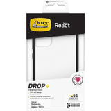 OtterBox React Series Case for Samsung Galaxy S22+, Shockproof, Drop proof, Ultra-Slim, Protective Thin Case, Tested to Military Standard, Clear/Black My Outlet Store Ltd.
