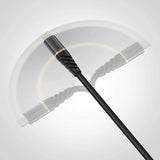 OtterBox Reinforced USB-C to Lightning Cable, MFi Certified, Fast Charging Cable for iPhone and iPad, Ultra-Rugged, Bend and Flex Tested, 1M, Black My Outlet Store Ltd.
