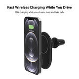 Belkin MagSafe Compatible Car Phone Magnetic Charging Mount, Air Vent Phone Holder and Charger for iPhone 13, 12, Pro, Pro Max, Mini (Power Supply Included) My Outlet Store Ltd.