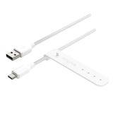 ZAGG mophie Charge Stream USB-A to USB-C Fast Charger and Data Transfer Cable, Enduraflex Silicone, Long-Lasting, Heavy-Duty, 15W, 1m, White My Outlet Store Ltd.