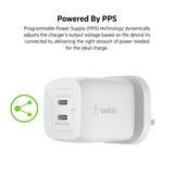 Belkin 45W Dual USB Type C Wall Charger My Outlet Store Ltd.