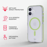 Tech21 Apple iPhone 17 EvoCrystal with MagSafe Glow Green My Outlet Store Ltd.