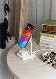 ChargeBase 2-in-1 Magnetic Wireless Charging Stand, White, Qi2 Compatible My Outlet Store Ltd.