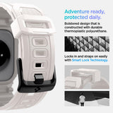 Spigen Rugged Armor Pro Case and Band Compatible with Apple Watch Series 10 42mm (2024), 42 mm, Thermoplastic polyurethane, polycarbonate My Outlet Store Ltd.