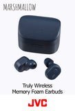 JVC Truly Wireless Earbuds Headphones, Bluetooth 5.0, Water Resistance(Ipx5), Long Battery Life (4+10 Hours), Secure and Comfort Fit with Memory Foam Earpieces - HAA10TB (Black) My Outlet Store Ltd.