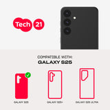 Tech21 EvoClear case for Samsung Galaxy S25 - with magnets - Clear My Outlet Store Ltd.