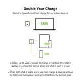 Belkin 45W Dual USB Type C Wall Charger My Outlet Store Ltd.
