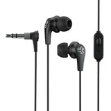 JLab Audio JBuds Pro Signature Wired Earbuds with Microphone and Track Controls, Titanium 10mm Drivers with Custom Fit Gel Tips and Cush Fins My Outlet Store Ltd.