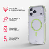 Tech21 EvoCrystal with MagSafe for Apple iPhone 17 Pro Max Quantum Green My Outlet Store Ltd.