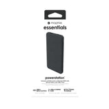 ZAGG mophie Essentials Powerstation 5K Power Bank, 5,000mAh Portable Battery with U S B (C & A), 36 Hours of Extra Power, Premium Fabric Finish (Black) My Outlet Store Ltd.