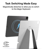 MOFT Upgraded Tablet Stand for Desk, Leather Folio Adjustable iPad Stand Holder Magnetic Cover with Multiple Viewing Angles, Auto Wake/Sleep My Outlet Store Ltd.
