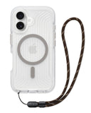 tech21 FlexPro Case for Apple iPhone Series/MagSafe Compatible-21x Military Standard Protection - FlexShock Material/Lanyard/Taupe/Clear (Taupe, Apple iPhone 16) My Outlet Store Ltd.