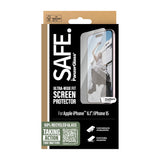 PanzerGlass Safe Ultra Wide Fit Screen Protector for Apple iPhone 16/15 / 14 Pro| Edge to Edge Tempered Glass, Drop/Scratch Protection, Anti-Fingerprint, Easy Install, Case Friendly - Clear My Outlet Store Ltd.