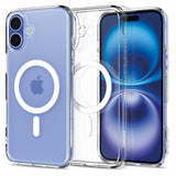 Spigen Ultra Hybrid MagFit Case for iPhone 16 Plus - Clear White My Outlet Store Ltd.
