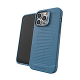 ZAGG Gear 4 Havana Snap D30 Protective Case Compatible with iPhone 14 Pro Max, Slim, Shockproof, Wireless Charging, (Blue) My Outlet Store Ltd.