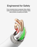 Belkin BoostCharge USB C charger cable, USB-C to USB-A cable, USB type C charging cable for iPhone 16 My Outlet Store Ltd.