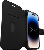 OtterBox Strada Via Ultra Folio Case for iPhone 14 Pro with Card Holder - Non Retail Packaging - Black My Outlet Store Ltd.