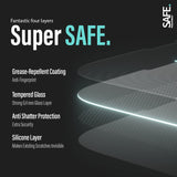SAFE Screen Protector for Samsung Galaxy S23, S22 - Full Screen Coverage and Case Friendly Tempered Glass with Anti-Fingerprint Technologie, iPhone Screen Protector Military Grade My Outlet Store Ltd.