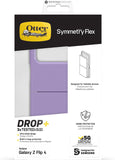 OtterBox Symmetry Flex Drop Tested Case for Samsung Galaxy Z Flip4 - Purple My Outlet Store