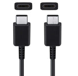 Genuine Samsung Super Fast Charging Adaptive UK Wall Plug & Type C to Type C Data Sync Cable/Lead for Galaxy Note 10,S10,S10+ (Black Charger & Lead) My Outlet Store Ltd.