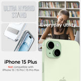 Spigen Ultra Hybrid S MagFit Case for iPhone 15 Plus, Compatible with MagSafe Accessories - Crystal Clear My Outlet Store Ltd.