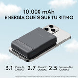HUNE Halcon™ 10, Power Bank10,000mAh, External Battery Quick Charge 22W Cable, Portable Battery, USB C Powerbank, Recycled Material. My Outlet Store Ltd.
