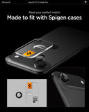 Spigen Glas.tR EZ Fit Optik Pro Tempered Glass Camera Lens Protector for iPhone Air, Black - 2 Pack My Outlet Store Ltd.