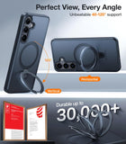 TORRAS Case Suitable for Samsung Galaxy S25 - UPro Ostand Pro - Compatible with MagSafe / Qi2 - Back Cover with Magnet - 360° Rotatable Ring Stand - Black My Outlet Store Ltd.