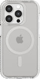 Tech21 Evo Crystal for iPhone 15 Pro - Compatible with MagSafe - Impact Protection Case - White Titanium My Outlet Store Ltd.