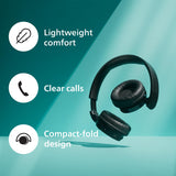 Philips Audio H2005BK/00 Stereo Headphones (2 m Cable, 40 mm Neodymium Drivers, Passive Noise Isolation, Adjustable Headband, Lightweight) My Outlet Store Ltd.