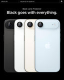 Spigen Glas.tR EZ Fit Optik Pro Tempered Glass Camera Lens Protector for iPhone Air, Black - 2 Pack My Outlet Store Ltd.